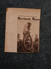 Sk267 Ephemera 1916 WW1 Bild Affe Maskottchen