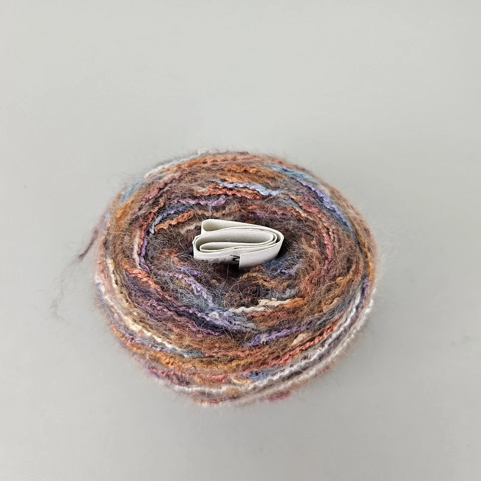 1 BOLA FIESTA LA BOHEME BOUCLE HILO SIN USAR/HERIDO EN COLOR PASTEL 11184 MARROQUÍ Foto 2 de 4