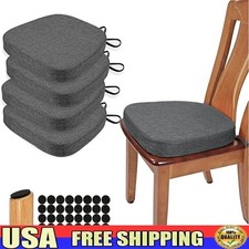 High Density Foam Seat Cushions U-Shape Home Restaurant Chairs Anti-Slip Pads US