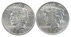 1924 & 1924 & Peace Silver Dollar $1 Bullion Collection Lot *929