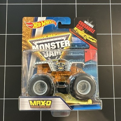 Monster Jam Max-D Maximum Destruction with Crushable Car 1:64