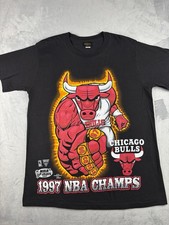 Vintage 1997 Chicago Bulls 5 Time NBA Champs T-Shirt Size Large Changes Tag