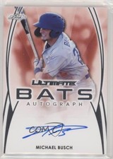2019 Leaf Ultimate Ultimate Bats Auto Michael Busch #UB-MB1 Auto 3g7
