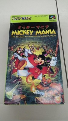 CAPCOM Mickey Mania ShVC-P-AMIJ Used