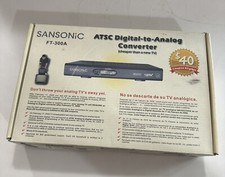 SANSONIC Model FT-300A Digital-to-Analog Converter Box w/Remote No Manual Works