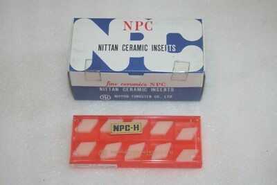 (Box of 50) NIPPON TUNGSTEN DNGN433 T-2 Nittan NPC-H Ceramic Inserts * NEW *