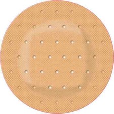 5x5 Circular Bandage Sticker Vinyl Funny Vehicle Stickers Car Truck Bumper Decal
