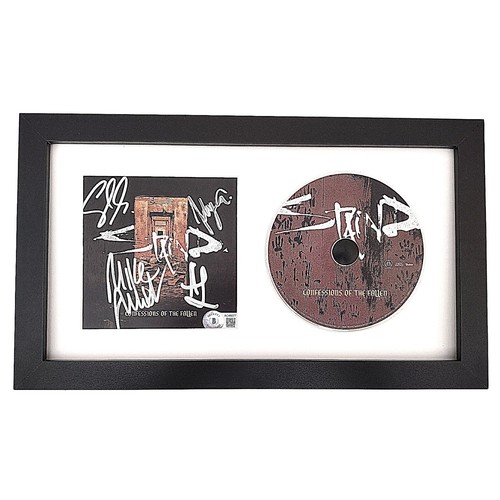Staind Autograph CD Confessions of the Fallen Album Aaron Lewis Signed Beckett - Picture 4 of 7
