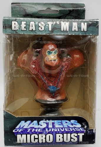 Masters of the Universe Beast Man Micro Bust Series 2 Mattel 2004 NRFB - Picture 2 of 11