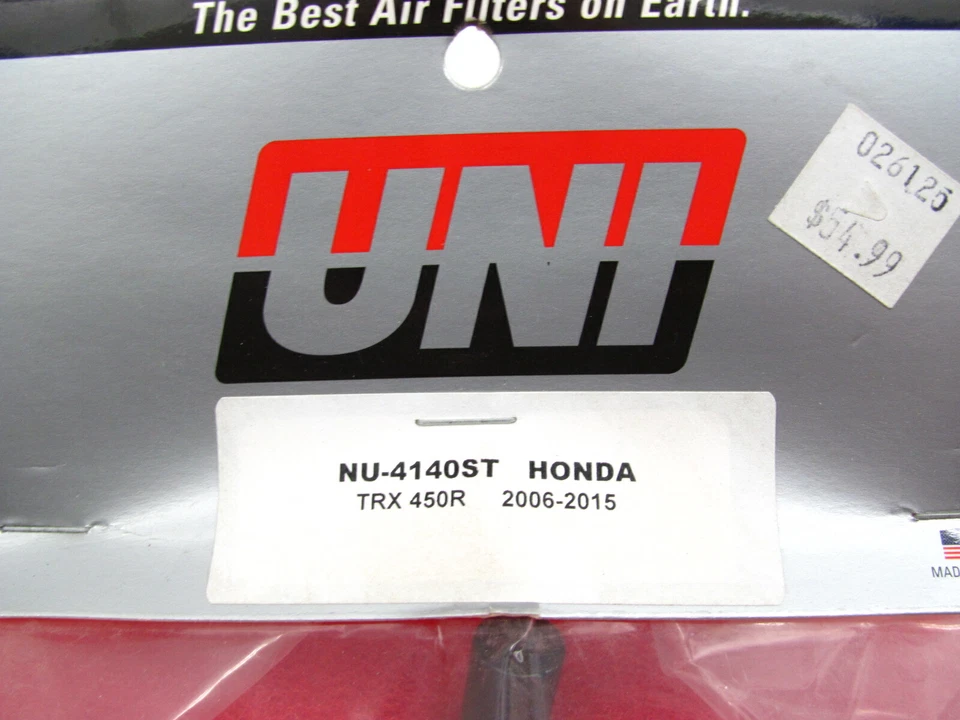 UNI NOS AIR FILTER HONDA 2006-2015 TRX450R NU-4140ST - Image 2 of 4