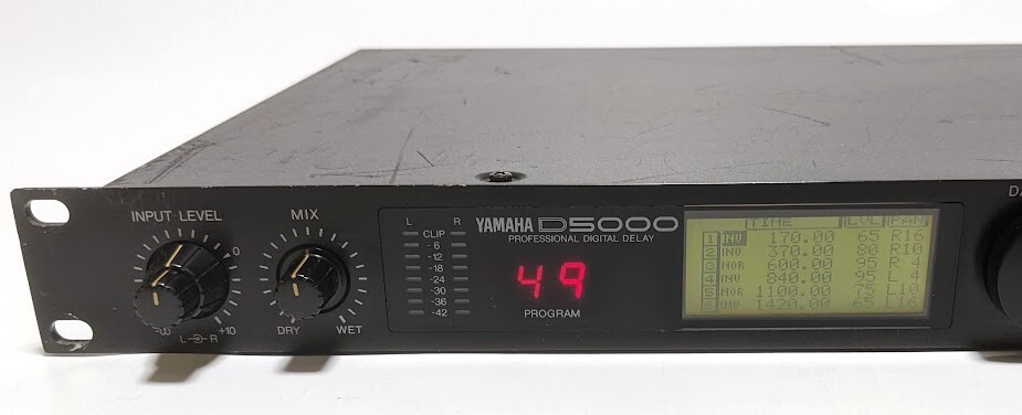 YAMAHA D5000 Professional Digital Delay Effector Good | eBay