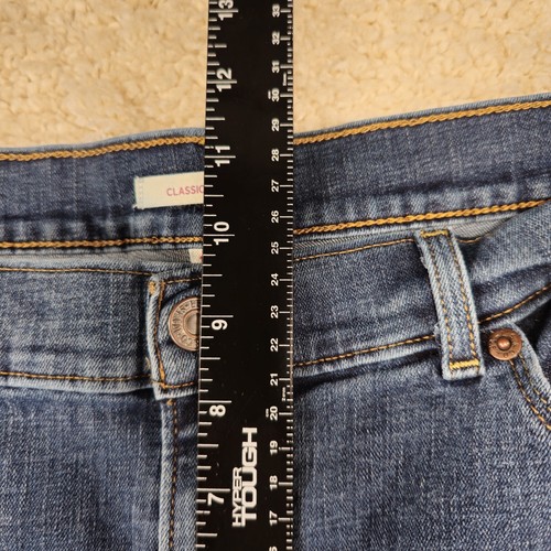 Levi Strauss Womens Jeans Classic Bootcut Size 14 33x31 Mid-Rise Stretch Denim - Picture 5 of 9