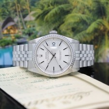 Rolex Datejust Stahl Ref: 16220 mit Rolex Box & Papiere von 1990