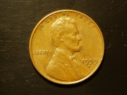 1959-D ONE LINCOLN MEMORIAL CENT #30 - Picture 7 of 12