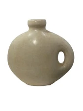 Large 12”x12” Ceramic Jug Vase-Cubist “Picasso Style” Pitcher-Beige-China Made