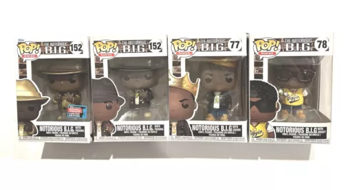Funko Pop The Notorious B.I.G. Biggie Collection 77 78 152 & NYCC Exclusive Set