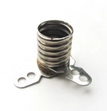 75W 125V Non-Grounded Miniature Screw Lampholder  - Solder Lug - Leecraft 05-07