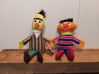 Vintage 1985 Applause Sesame Street 7in Bert & Ernie Plush Set New With Tags