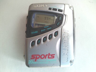 SONY Walkman WM-FS1 Sports Radio Cassette Retro Vintage Working F