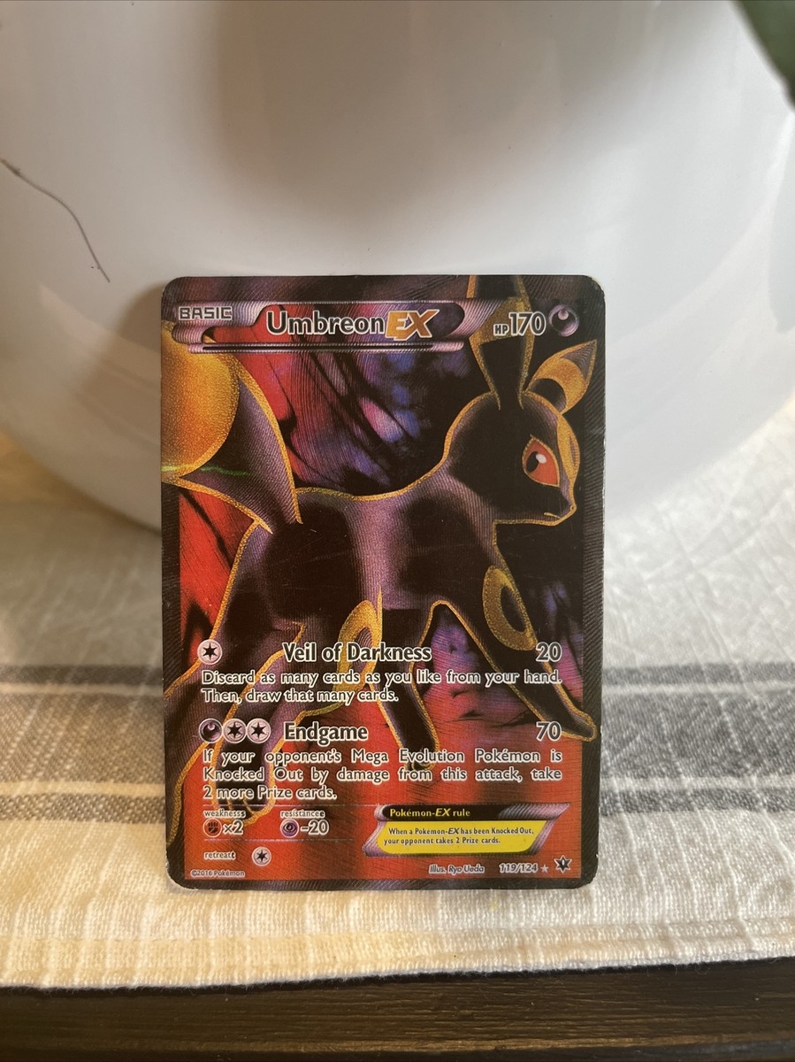 ブラッキーEX　SR　海外版 英語版　Umbreon EX - 119/124 Amazon.com: Pokemon - Umbreon-EX (119/124) - XY Fates