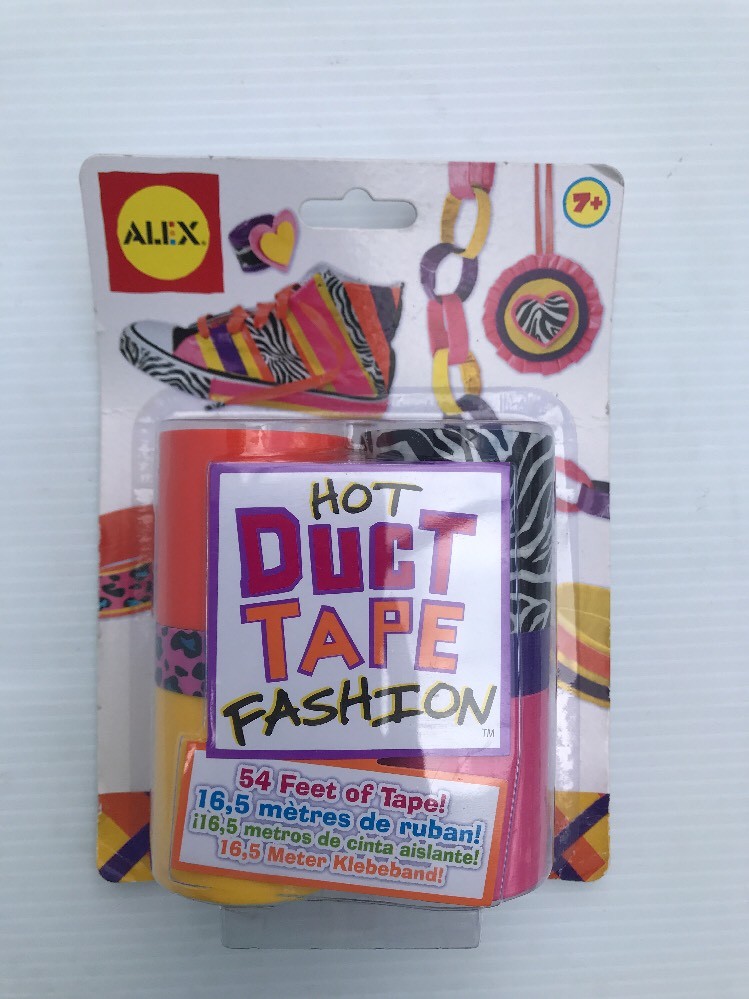 Alex Hot Duct Tape Fashion Kit 54' Zebra Pink Purple Orange