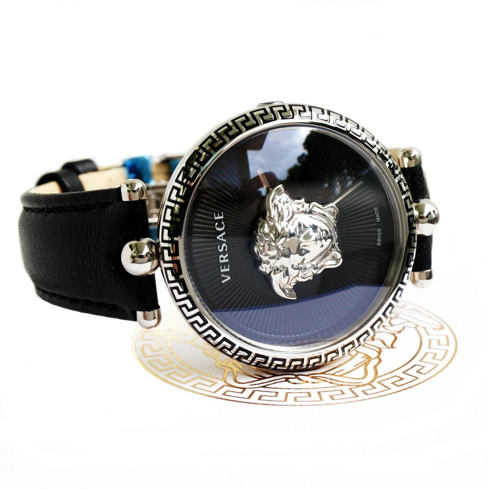 Orologio donna Versace VCO060017 Palazzo Empire IP argento SWISS MADE nuovo