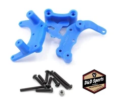 RPM 80905 Blue Rear Bumper/Wheelie Bar Mount Slash 2WD, Rustler, Stampede 2WD