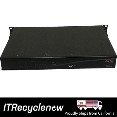APC AP5610 Digital KVM Switch 1U 16-Port 10/100 RJ45 USB PS/2 with Ears