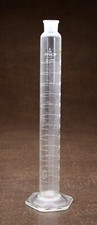 LAB GLASSWARE- PYREX 250 ML GRADUATED RECEIVE CYLINDER NO. 2982