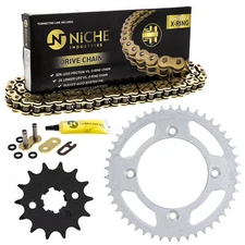 Sprocket Chain Set for Suzuki RM85 14/47 Tooth 428 X-Ring Front Rear Combo Kit