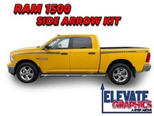 For Dodge Ram 1500 Graphics Side Arrow 3m Stripes Vinyl Decals Sticker 2009-2018
