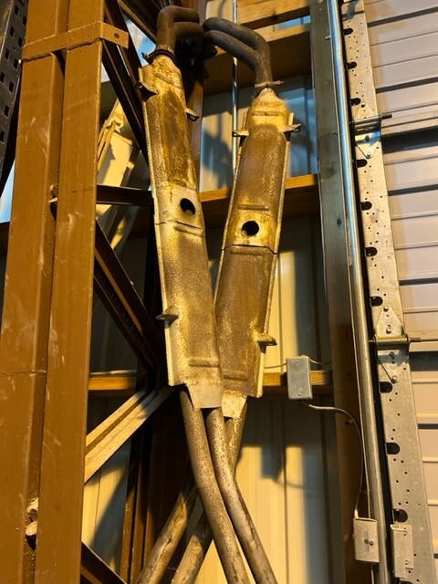 1965 OEM Ferrari 330 Exhasut System, Abarth Co, *Unused since 1993*