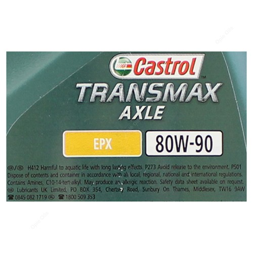 Castrol TRANSMAX Axle EPX 80W90 80W90 Multipurpose Axle Fluid 1