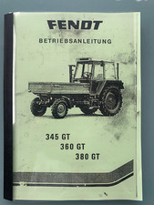 Fendt Betriebsanleitung 345-380 GT