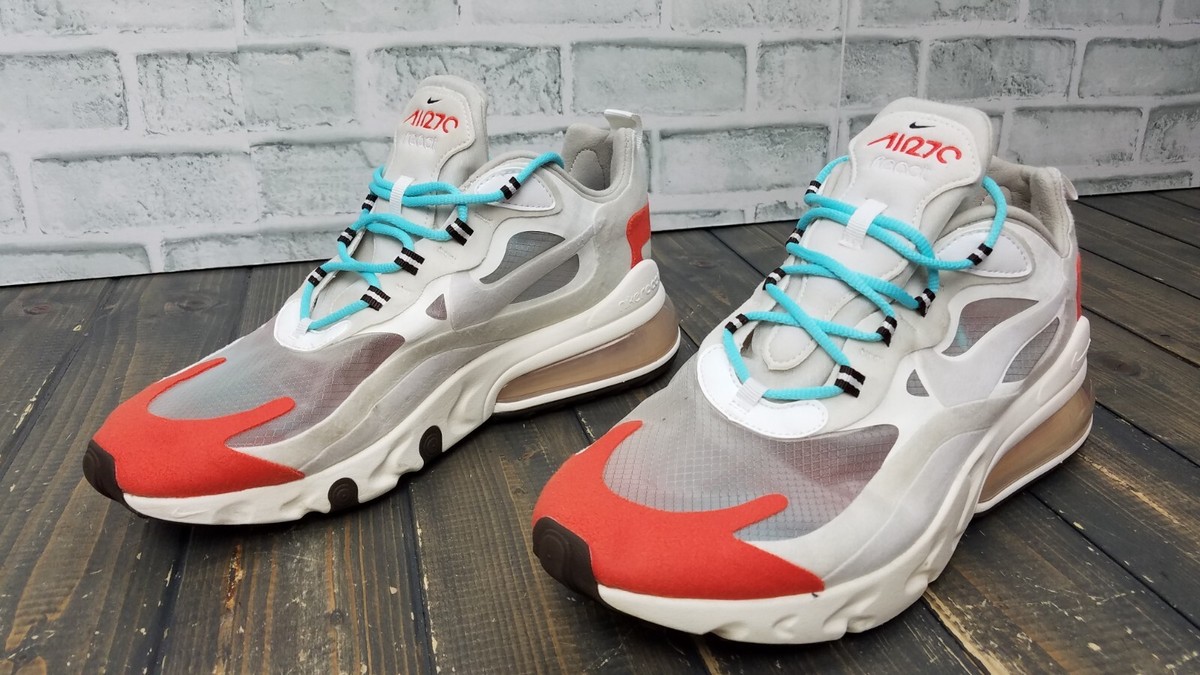 Nike AIR MAX 270 React Light Biege Chalk/Platinum Tint Men's Size 10.5  AO497-200 | eBay
