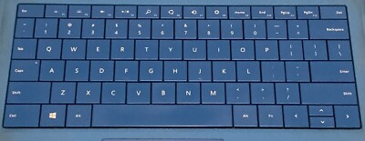 Microsoft Surface Pro 1644 BLUE Cover LAPTOP KEYBOARD KEYS KEYCAPS (INDIVIDUALS)