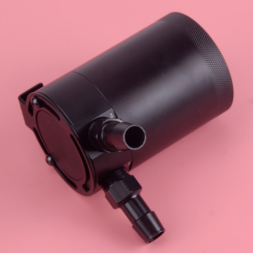 2-Port Compact Baffled Oil Catch Can Tank 3/8Inch NPT Inlet Outlet For ...