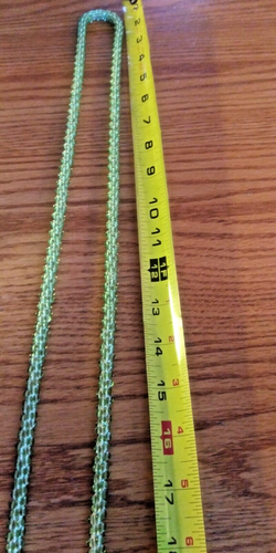 Necklace: Hand Made 24" Length - Picture 4 of 4