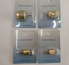 4 pieces 1" 3/4" 1/4" 1/8 ''Diameter Standard Diamond Grinder Copper Bits