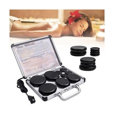 Hot Stones Massage Warmer Kit, 9Pcs Hot Stones Massage Set Portable Hot Stone...