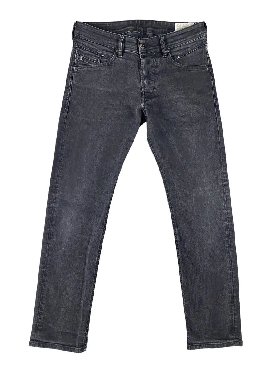 DIESEL BELTHER 0886Z Jeans Black Charcoal Stretch Regular Slim