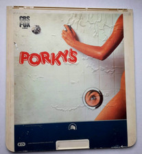 PORKY'S Original CED Capacitance Electronic Disc CBS Fox Video 1982 Vintage