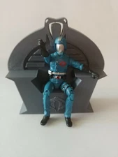 Gi Joe Cobra Commander Serpentor Throne Custom Made 1/18 Scale. 3d printed.