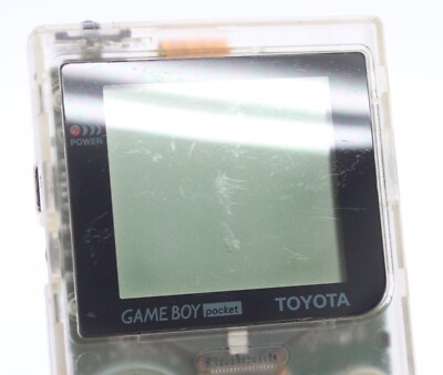 Rare! Nintendo Gameboy Pocket Console TOYOTA Limited Clear GBP
