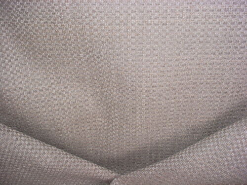 3-1/8Y KRAVET 35701 SILVER CHAMOIS ECRU OVERSCALED PLAINWEAVE UPHOLSTERY FABRIC