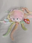 Retired, Ty Beanie Baby Goochy Pink Jellyfish (4230) Stuffed, Plush Toy Vintage