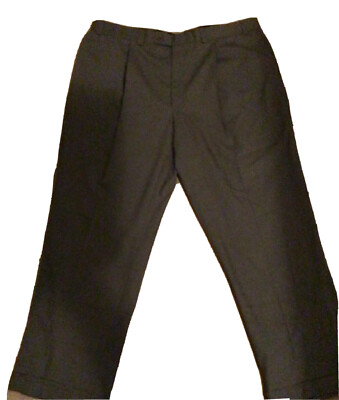 calvin klein 40x30 dress pants gray 100% wool NWOT