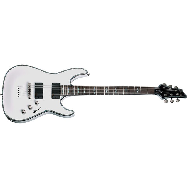 Schecter Hellraiser C 1 Fr S Sustainiac Gloss White Wht Fr S Case For Sale Online Ebay