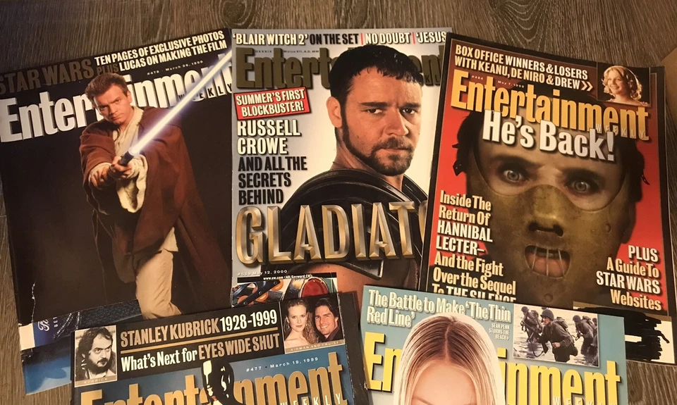 Entertainment Weekly Magazine ~Lot of 5 NEW 1999 ~VINTAGE FASHION BEAUTY ~Jewel - Image 3 of 3