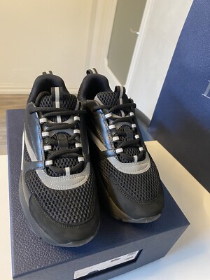 Dior B22 Black Iridescent Sneakers | eBay